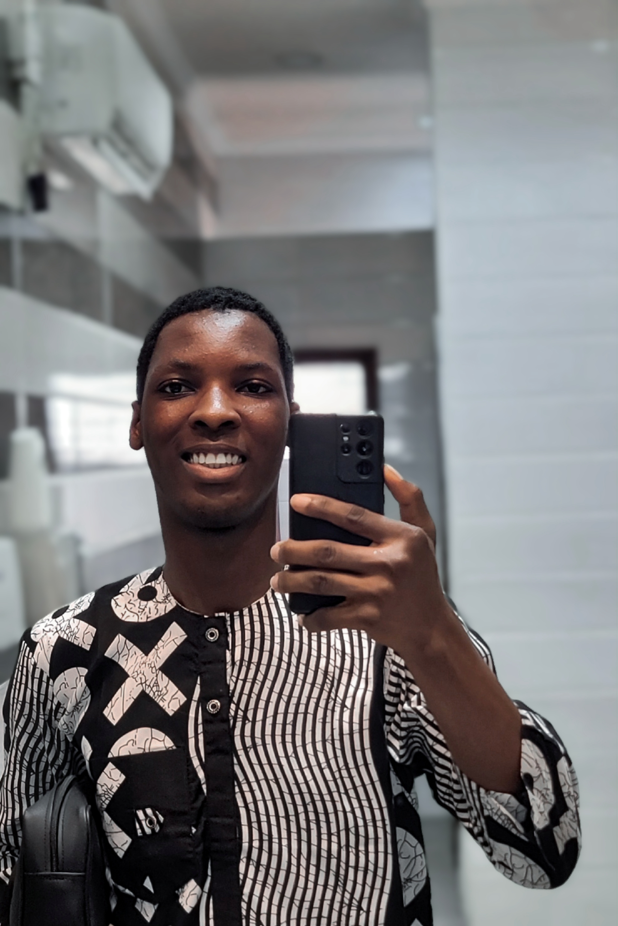 Ojo Oluwadamilare Samuel - Redeemer's University Computer Engineering workspace selfie